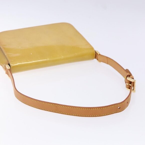 Authentic LOUIS VUITTON Monogram Vernis Thompson Street Bag Beige M91301 LV - Picture 14 of 16